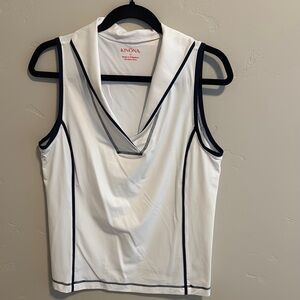 Kinona White Sleeveless Top NWOT